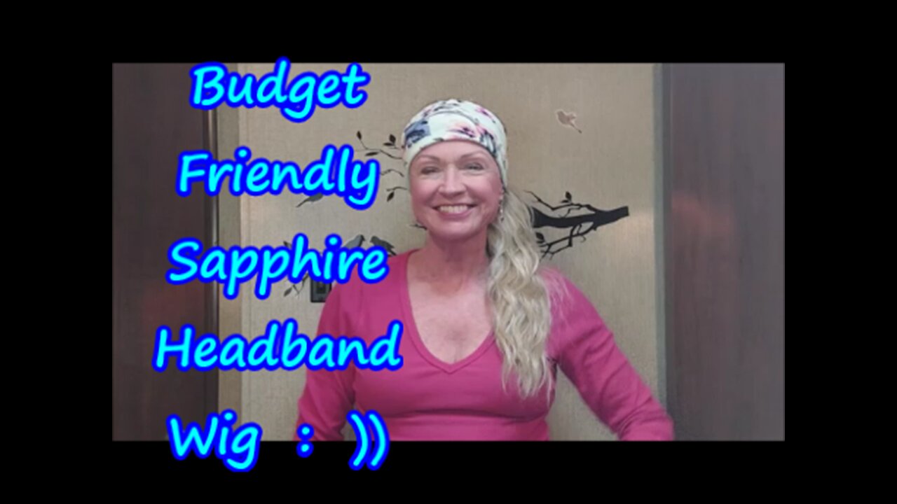 Wig Review & Styling Featuring the Blonde with Highlights Headband Wig by Sapphire Wigs : )