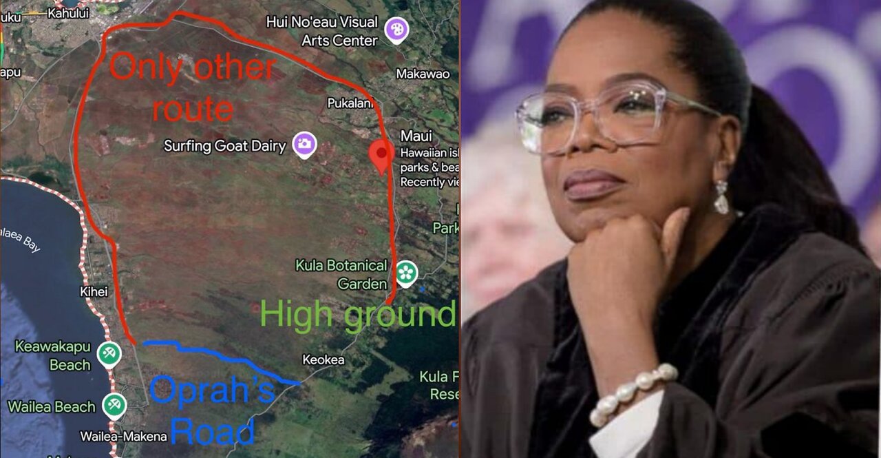 Oprah Responds To Claims Her Private Road Was Closed During Tsunami Warnings In Hawaii