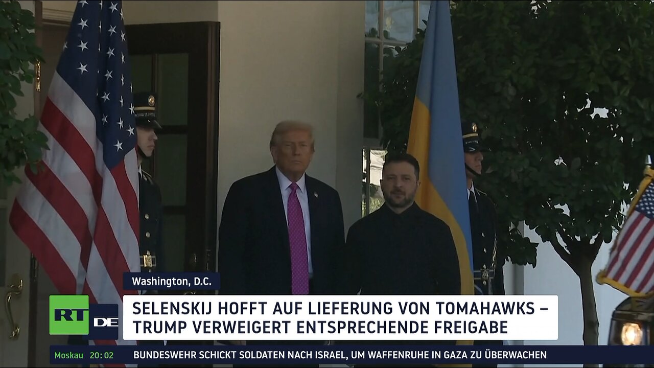 “Wir brauchen Tomahawks”: Selenskij scheitert bei Treffen mit Trump
