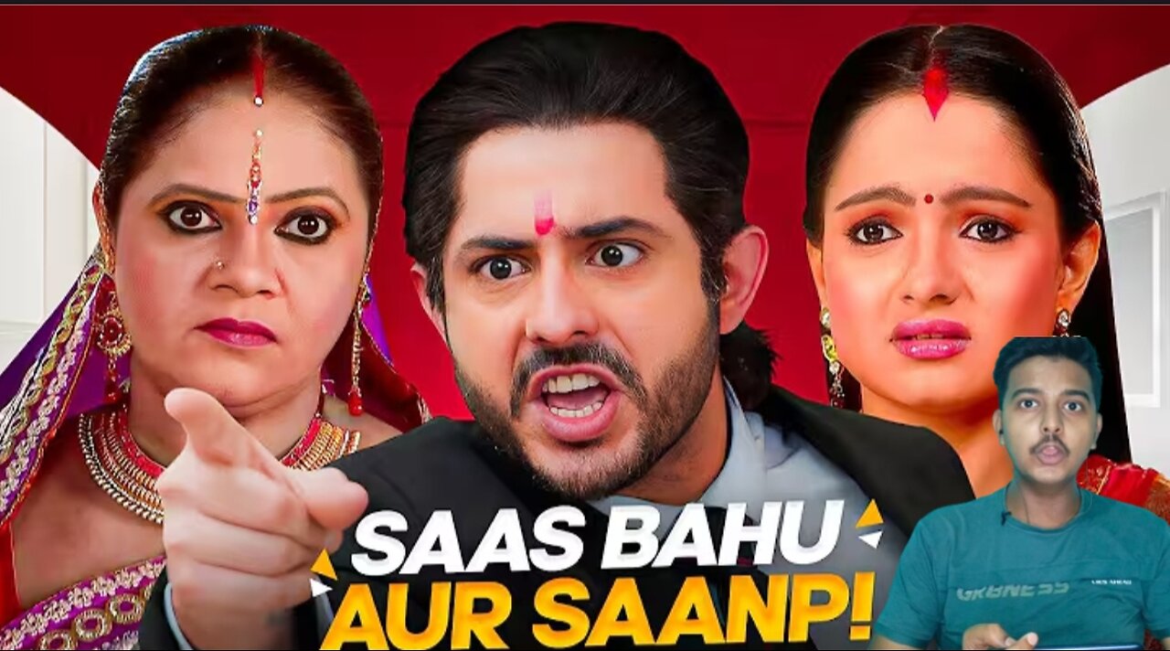 सास बहु और सांप 😂|Carryminati |Reaction video saas bahu aur saanp😂 video achi lgi subscribe karo