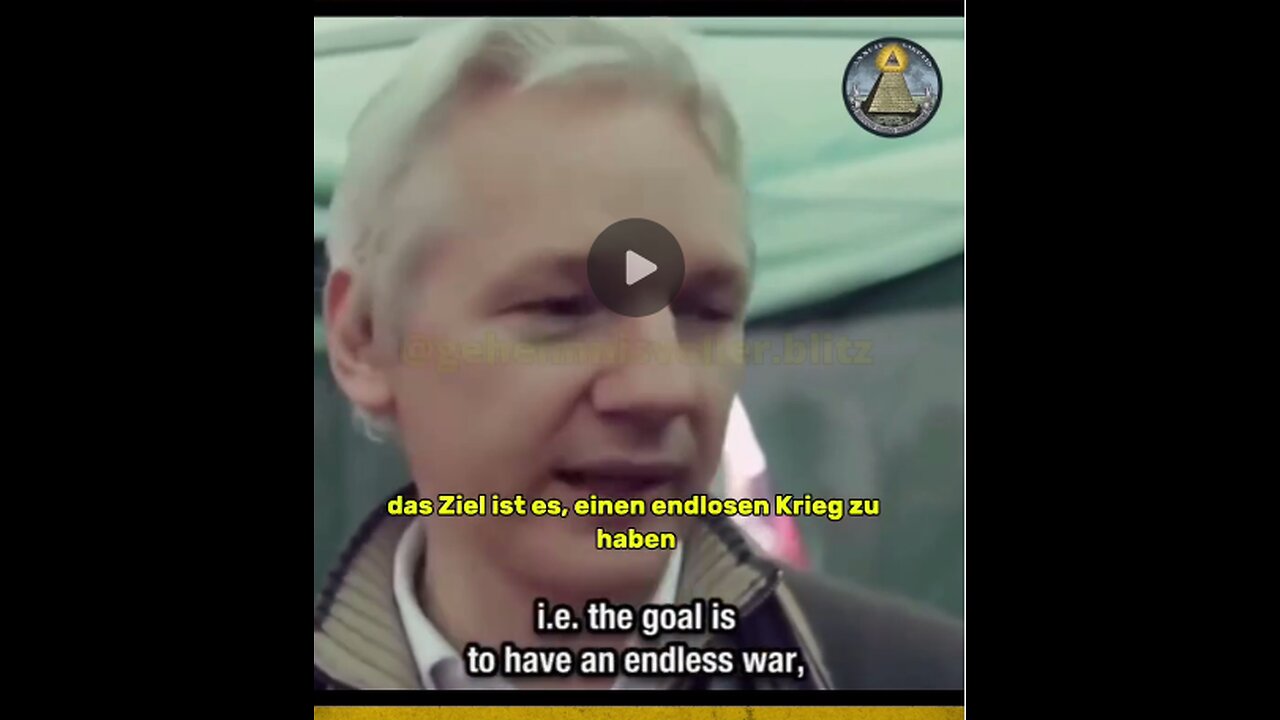 Deshalb versuchen sie ständig, Julian Assange zum Schweigen zu bringen engUTdeu/eng