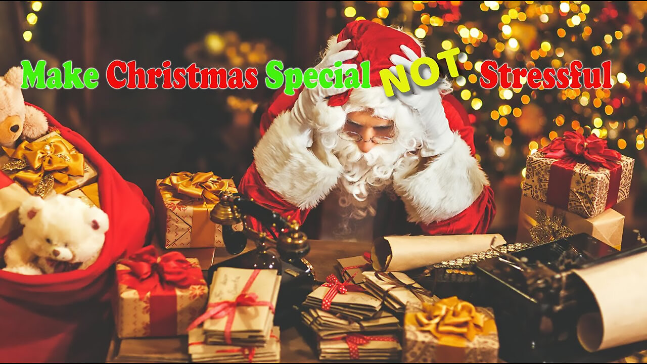 Make Christmas Special, NOT Stressful: AMS Webcast 816