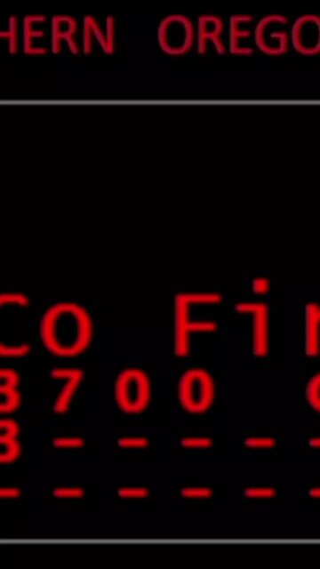 Wrong way driver I-5 Douglas/Lane county line