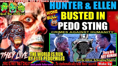 Footage Exposes Hunter Biden & Ellen in Adrenochrome Bust in South Africa (compilation version)