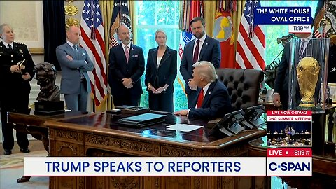 VP drops JAW-DROPPING stats in the Oval Office