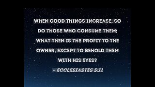 Ecclesiastes, KJV, Shorts