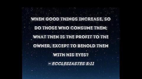 Ecclesiastes, KJV, Shorts