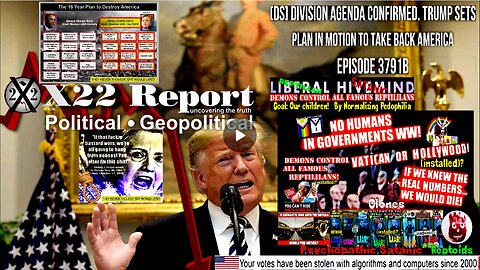 Ep 3791b - [DS] Division Agenda Confirmed, Trump Sets Plan In Motion To Take Back America