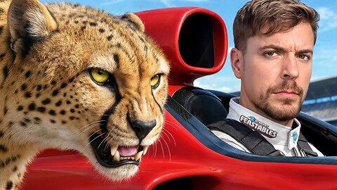 World's Fastest Car Vs Cheetah! #raceforsurvival