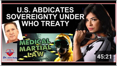 "Global Leaders Targeted for Opposing WHO's One World Health Treaty"