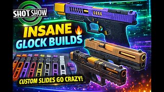 Custom Glock Slides That Look Like Art — SHOT Show Floor Find You Need to See