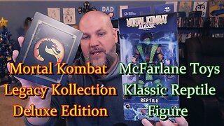 Mortal Kombat Legacy Kollection Deluxe Edition Unboxing - Looking at McFarlane Toys Klassic Reptile