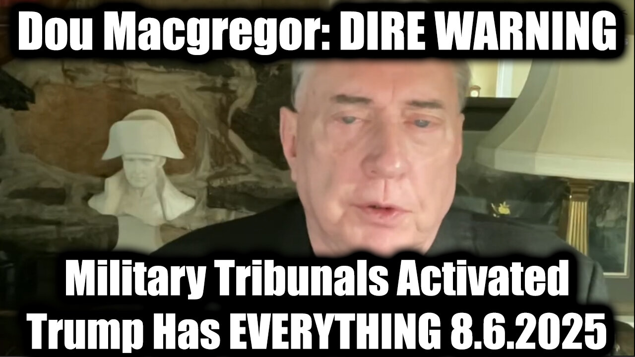 DIRE WARNING 8.7.25 - Military Tribunals Activated