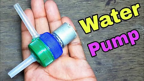 Micro water pump | high-speed water pump! #LoveDegreeIncentivePlan #HandmadeDIY #ScienceSmall