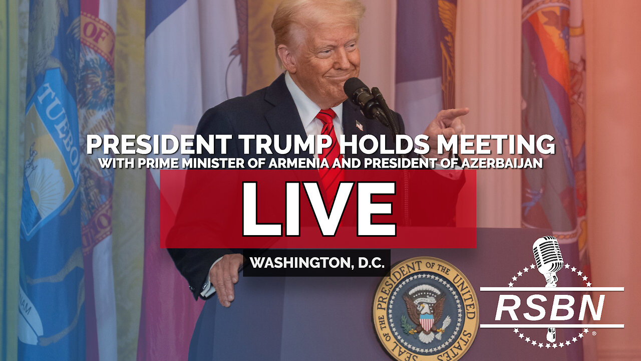 LIVE REPLAY: Pres. Trump Holds Meeting with Prime Minister of Armenia and President of Azerbaijan - 8/8/25