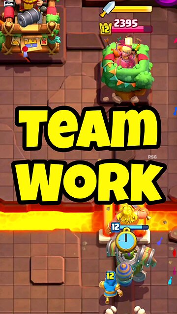 🔥 Team Work 🔥 #clashroyale