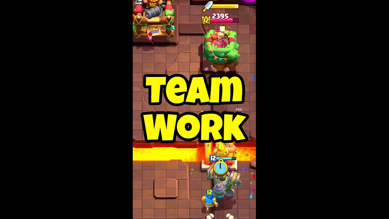 🔥 Team Work 🔥 #clashroyale