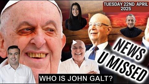 CHARLIE WARD DAILY NEWS U MISSED. POPE DIES, KLAUS SCHWAB IS OUT. FALL OF THE CABAL.