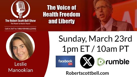 A Sunday Conversation with Leslie Manookian: Leslie’s Fight in Idaho and Beyond – The RSB Show 3-23-25