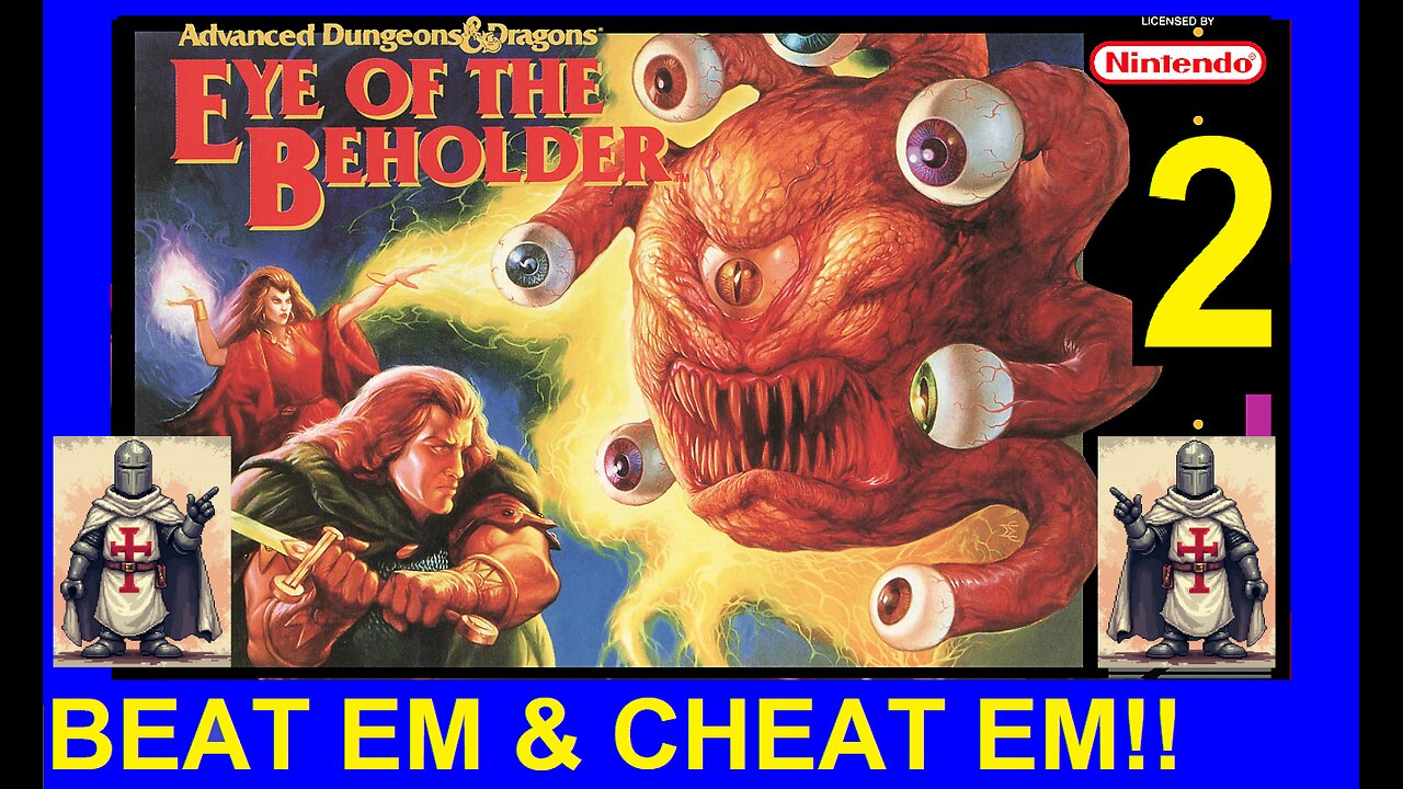 AD&D EYE OF THE BEHOLDER V2 - SNES - Skwatter's BEACE!