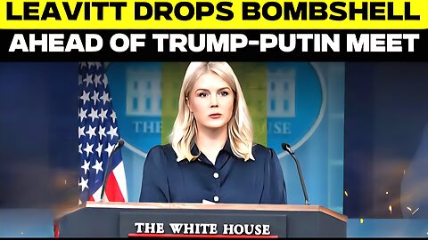 Karoline Leavitt Live | White House Press Secretary’s Shocking Statement | Trump-Putin Meet | USA