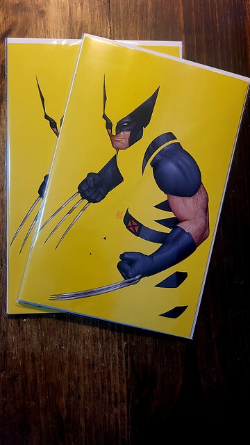 Wolverine #1 JTC Negative Space Virgin Variant (2024) Marvel First Print Comic #915collectors