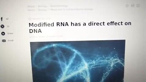 mRNA has direct effect on DNA