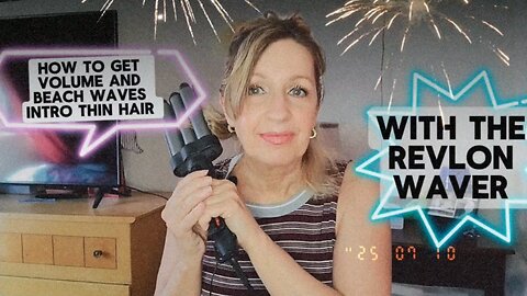 How to get Extreme Volume in Thin Hair with a Revlon Waver