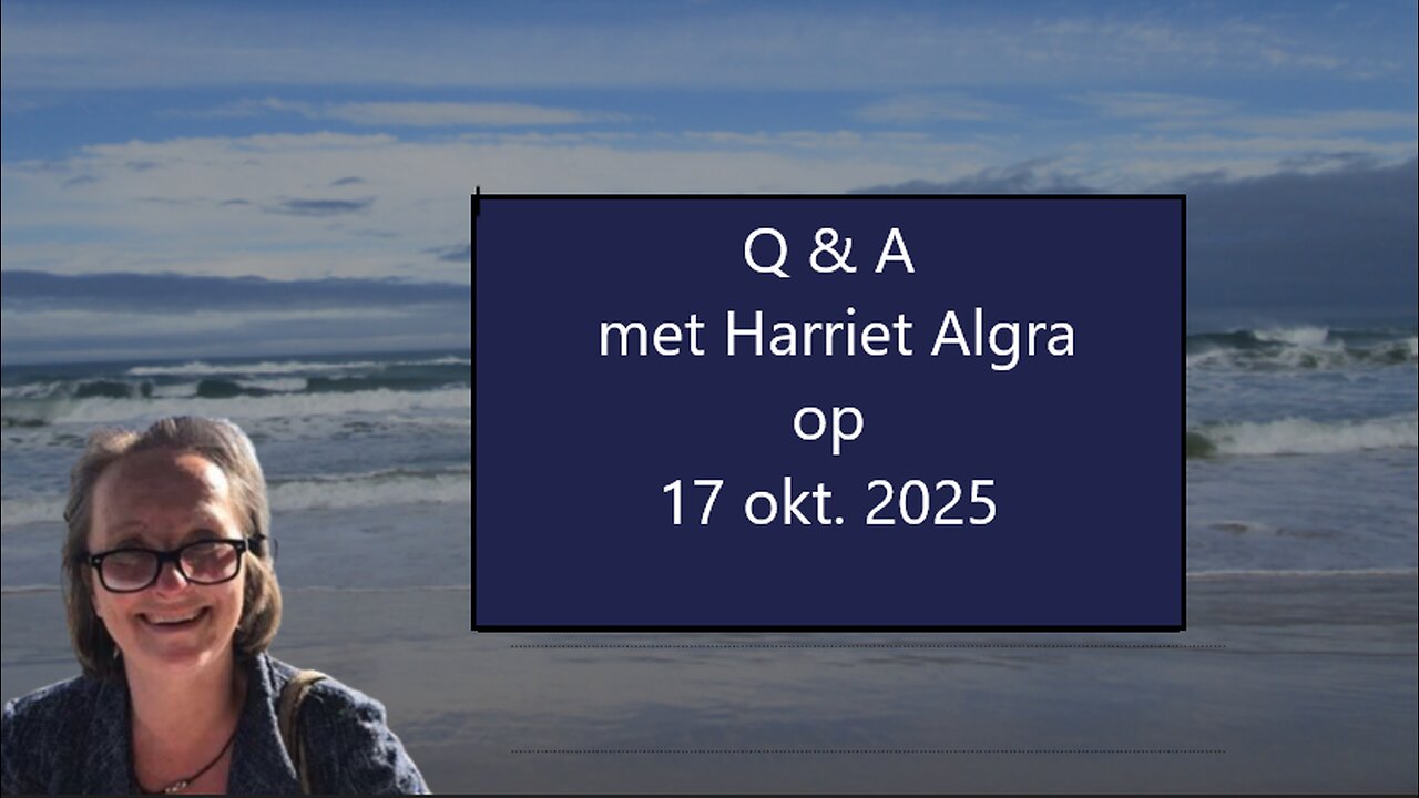 Q & A met Harriet Algra op 17 okt. 2025