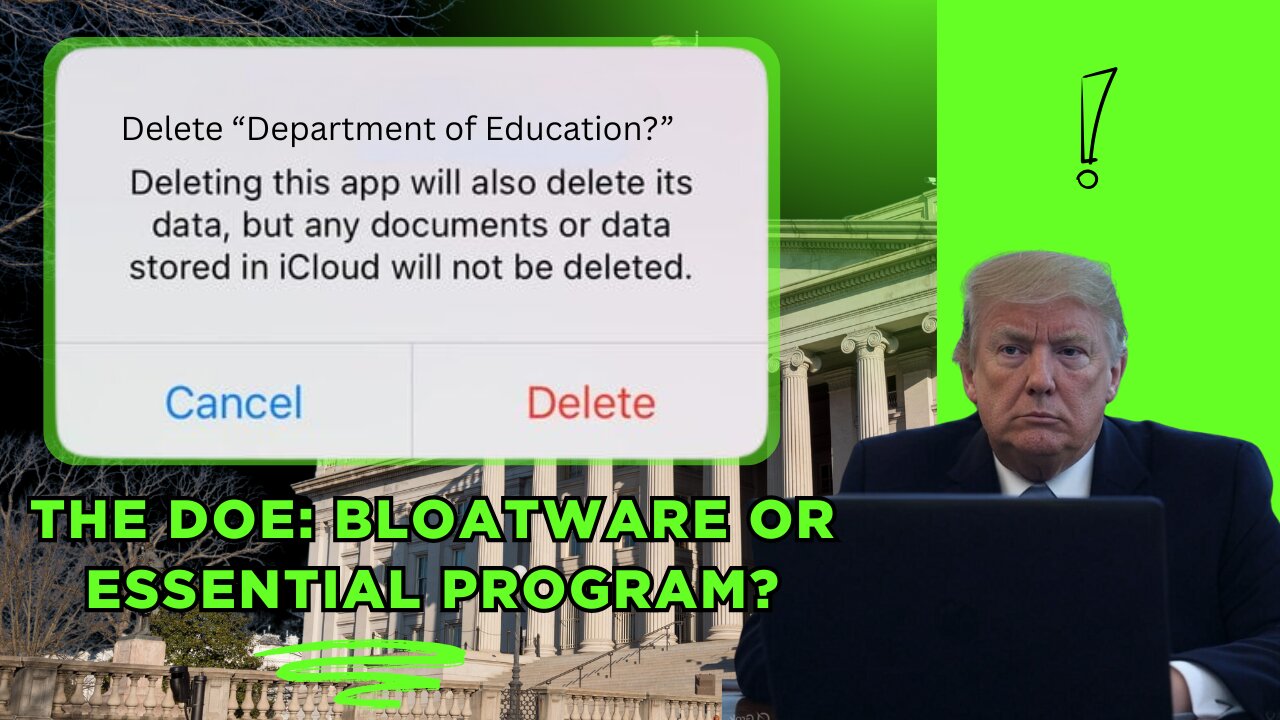 Trump DUMPS The Department of Educations Code Base