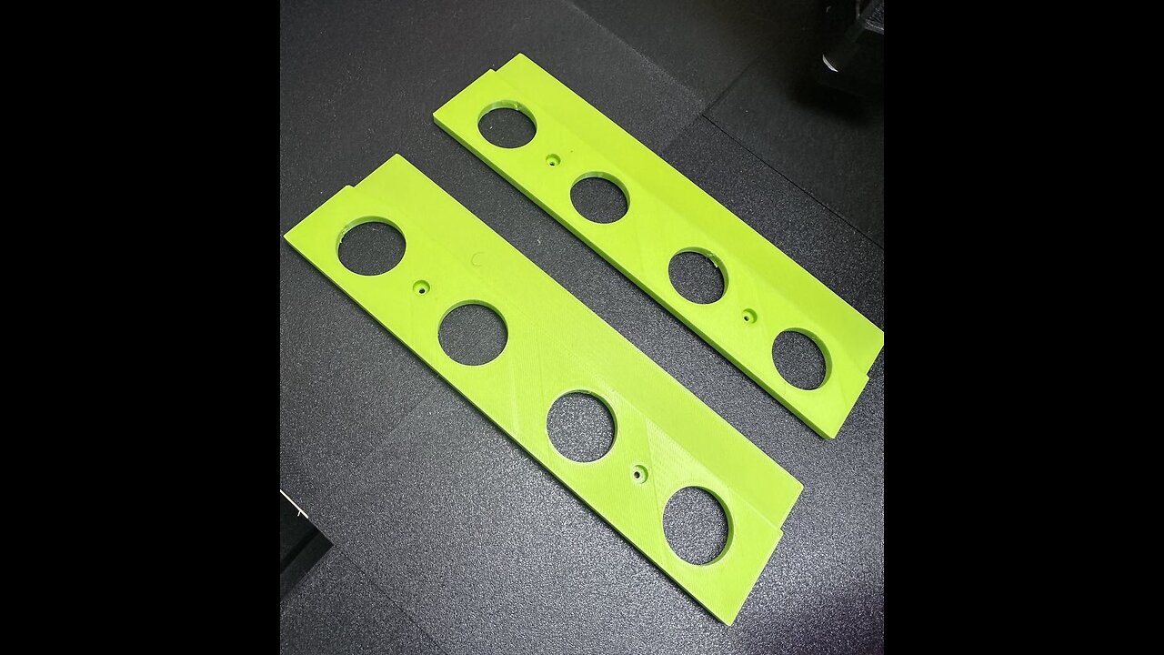 Plano 3700 storage rack rails 3D Printed