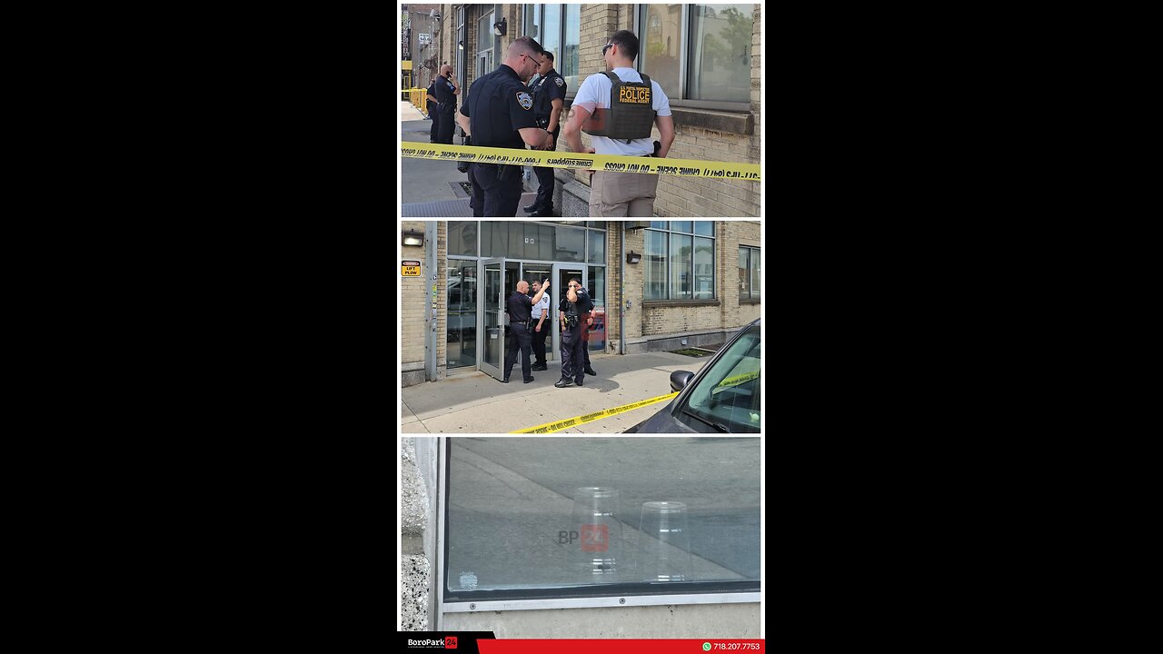 Shots fired during attempted armed robbery at Brooklyn, New York post office; no injuries reported.
