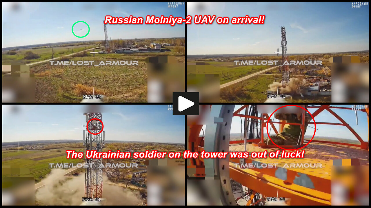 Kharkiv region: Russian wired FPV drone visits communication tower