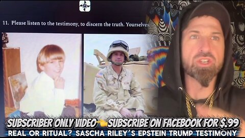 Real or Ritual? Sascha Riley’s Epstein Trump Testimony