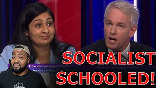 Radical Socialist STUNNED After SCHOOLED On Residents FLEEING Country Over 'Tax The Rich' Agenda!