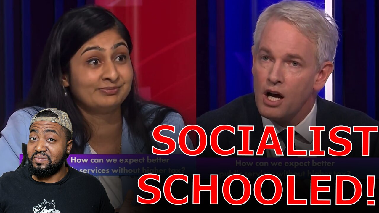 Radical Socialist STUNNED After SCHOOLED On Residents FLEEING Country Over Tax The Rich Agenda!