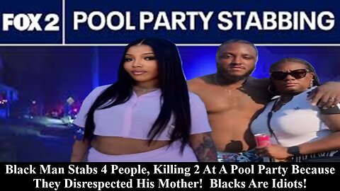 Man Stabs 4 & Kills 2 At A Pool Party After He Felt Like They Disrespected His Mother!