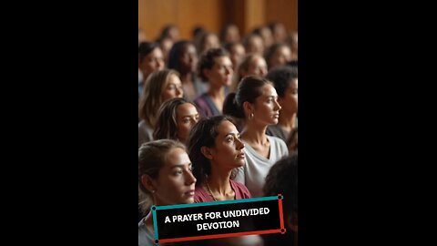 A Prayer for Undivided Devotion