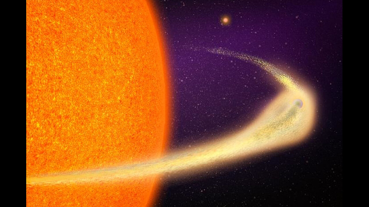 Scientists find a planet being eaten by a star!