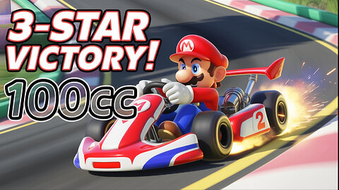 Mario Kart World - 100cc Challenge: Race to a 3-Star Victory!