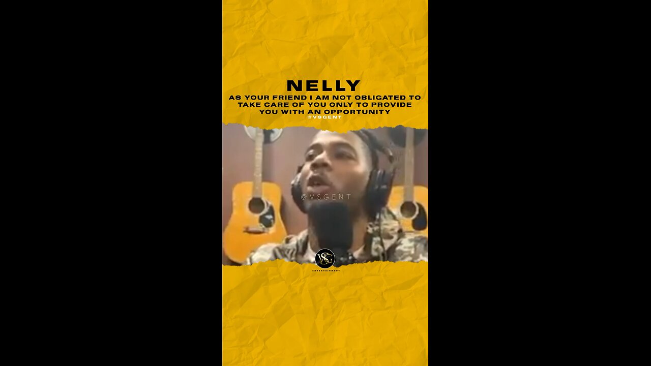 @nelly As your friend I’m not obligated to take care of you only to provide you with an opportunity