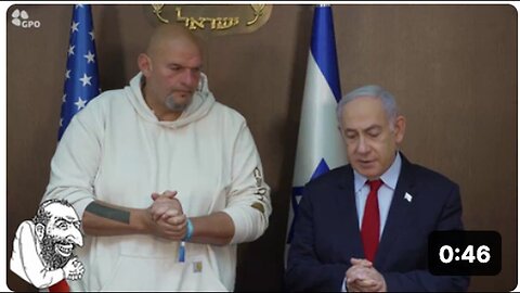 "Press Conference in Israel: Senator John Fetterman Meets Benjamin Netanyahu"