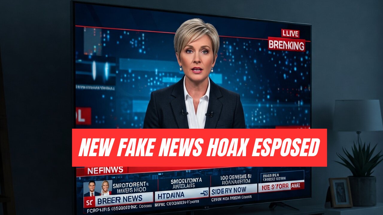 NEW FAKE NEWS HOAX EXPOSED