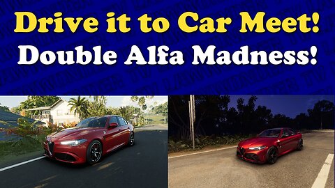 Drive it to Car Meet! Double Alfa Romeo Madness!