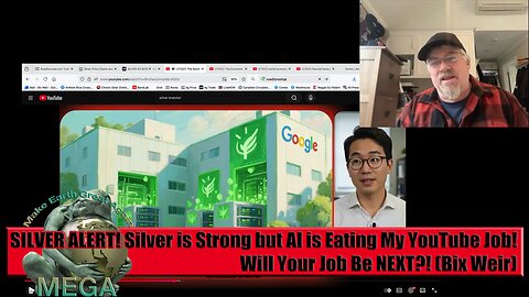 SILVER ALERT! Silver is Strong but AI is Eating My YouTube Job! Will Your Job Be NEXT?! (Bix Weir)