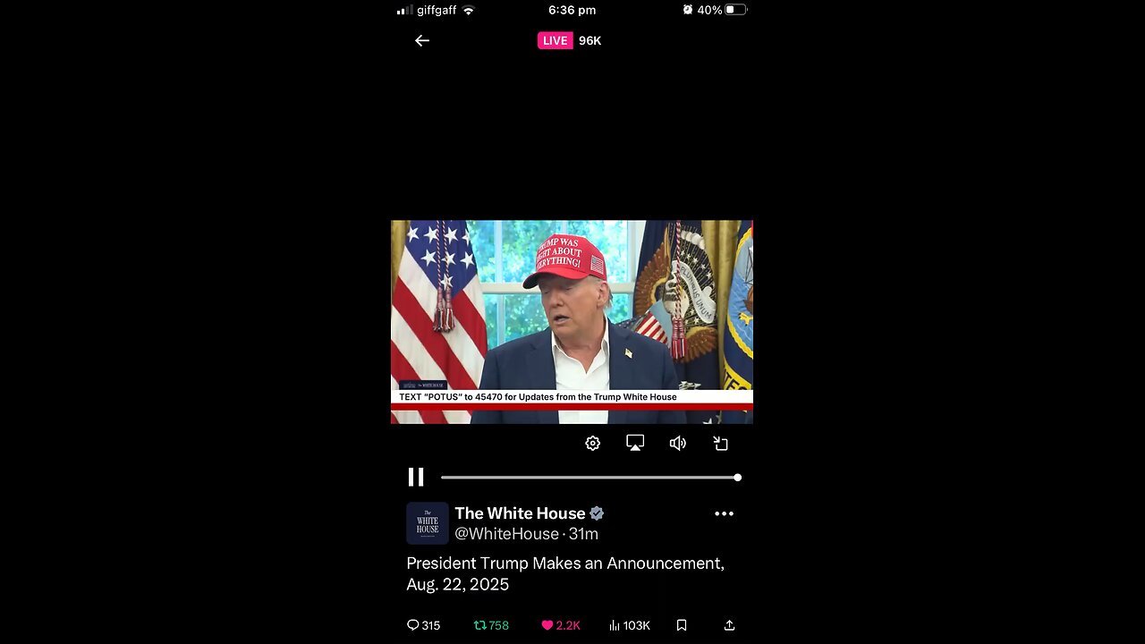 The White House 22/07/2025