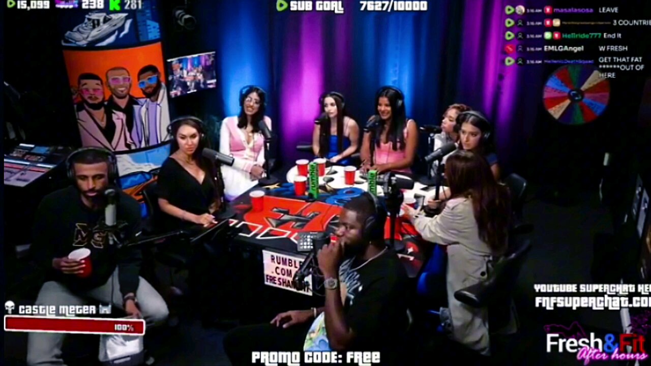 FRANK CASTLE - Myron Kicks FULL PANEL of Annoying Feminists | Fresh and Fit Clips