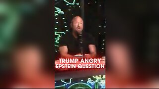 Alex Jones: Trump Mad Reporters Ask Epstein Questions - 7/8/25