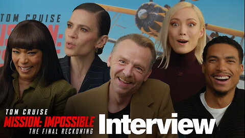 'Mission: Impossible – The Final Reckoning' Interviews | Simon Pegg, Hayley Atwell & More