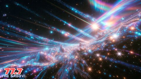 Pulse of the Cosmos - Nu-Disco/Dance Pop Visualizer (Royalty Free Music)